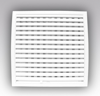 Эра Решетка вентиляционная наружная регулируемая, разъемная 350х350, ASA-пластик 3535 РРПН - Интернет-магазин бытовой техники, вентиляции, гигиенического оборудования Энерготехника, Екатеринбург