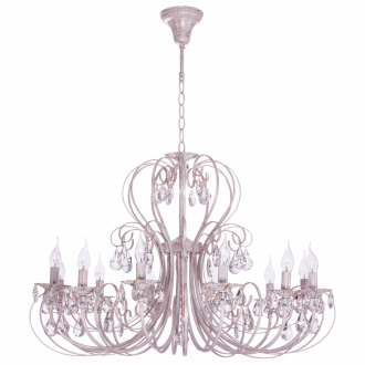 ЭкономСвет.Люстра потолочная классика с хрусталем 2817 / 12WG + WT - Интернет-магазин бытовой техники, вентиляции, гигиенического оборудования Энерготехника, Екатеринбург