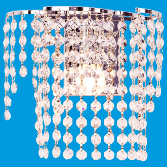 ЭкономСвет.Бра хрусталь 2819 / 1wCR + WT - Интернет-магазин бытовой техники, вентиляции, гигиенического оборудования Энерготехника, Екатеринбург