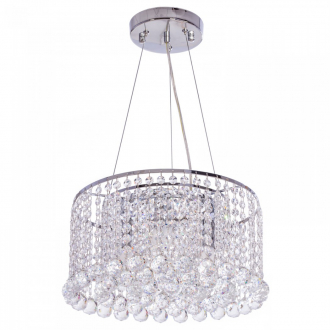ЭкономСвет.Люстра потолочная хрусталь 2823 / 3CR + WT - Интернет-магазин бытовой техники, вентиляции, гигиенического оборудования Энерготехника, Екатеринбург