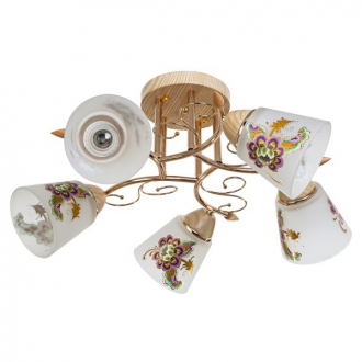 Люстра классическая  ЭкономСвет 2827TM/5 - Интернет-магазин бытовой техники, вентиляции, гигиенического оборудования Энерготехника, Екатеринбург