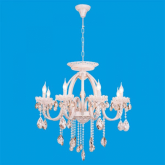 ЭкономСвет.Люстра потолочная классика с хрусталем 2841 / 8WG WT NC - Интернет-магазин бытовой техники, вентиляции, гигиенического оборудования Энерготехника, Екатеринбург