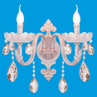 ЭкономСвет.Бра настенная  классика с хрусталем 2841B / 2wWG WT NC - Интернет-магазин бытовой техники, вентиляции, гигиенического оборудования Энерготехника, Екатеринбург
