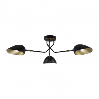 ЭкономСвет Потолочный светильник лофт 20759/3BK BK - Интернет-магазин бытовой техники, вентиляции, гигиенического оборудования Энерготехника, Екатеринбург