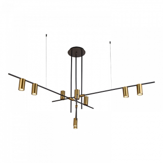 Gerhort Потолочная люстра G31094/9GD+BK - Интернет-магазин бытовой техники, вентиляции, гигиенического оборудования Энерготехника, Екатеринбург