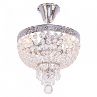 ЭкономСвет.Люстра потолочная хрусталь 301 / 3CR - Интернет-магазин бытовой техники, вентиляции, гигиенического оборудования Энерготехника, Екатеринбург