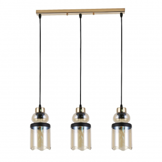 ЭкономСвет.Светильник подвес 30109/3GD AMB+BK - Интернет-магазин бытовой техники, вентиляции, гигиенического оборудования Энерготехника, Екатеринбург