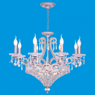 ЭкономСвет.Люстра потолочная классика с хрусталем 3011R / 8 + 4PAINTING - Интернет-магазин бытовой техники, вентиляции, гигиенического оборудования Энерготехника, Екатеринбург