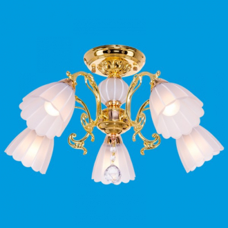 ЭкономСвет.Люстра 30282 / 5FG WT - Интернет-магазин бытовой техники, вентиляции, гигиенического оборудования Энерготехника, Екатеринбург