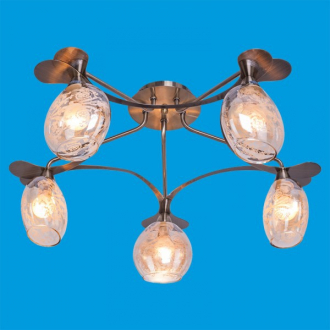 ЭкономСвет.Люстра 30721N / 5AB NC - Интернет-магазин бытовой техники, вентиляции, гигиенического оборудования Энерготехника, Екатеринбург