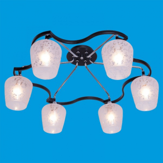 ЭкономСвет.Люстра 30722N / 6CR + WENGUE WT - Интернет-магазин бытовой техники, вентиляции, гигиенического оборудования Энерготехника, Екатеринбург