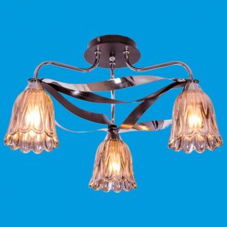 ЭкономСвет.Люстра 30724C / 3CR + WENGUE SM - Интернет-магазин бытовой техники, вентиляции, гигиенического оборудования Энерготехника, Екатеринбург