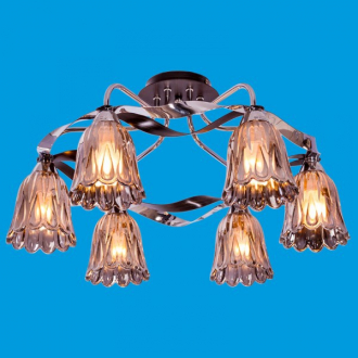 ЭкономСвет.Люстра 30724C / 6CR + WENGUE SM - Интернет-магазин бытовой техники, вентиляции, гигиенического оборудования Энерготехника, Екатеринбург