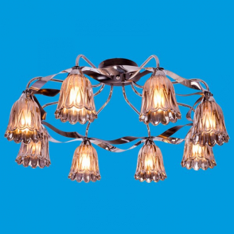 ЭкономСвет.Люстра 30724C / 8CR + WENGUE SM - Интернет-магазин бытовой техники, вентиляции, гигиенического оборудования Энерготехника, Екатеринбург