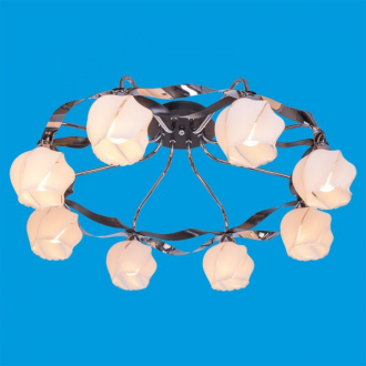 ЭкономСвет.Люстра 30724N / 8CR + WENGUE WT - Интернет-магазин бытовой техники, вентиляции, гигиенического оборудования Энерготехника, Екатеринбург