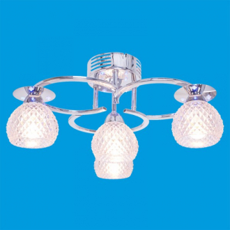 ЭкономСвет.Люстра модерн 31012 / 4CR RC RBPLED - Интернет-магазин бытовой техники, вентиляции, гигиенического оборудования Энерготехника, Екатеринбург