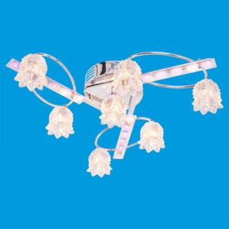 ЭкономСвет.Люстра модерн 31014 / 7CR RC RBPLED - Интернет-магазин бытовой техники, вентиляции, гигиенического оборудования Энерготехника, Екатеринбург