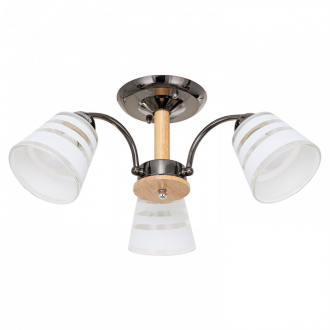 Потолочный светильник  ЭкономСвет 31020/3ZZH+BR WT - Интернет-магазин бытовой техники, вентиляции, гигиенического оборудования Энерготехника, Екатеринбург