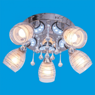 ЭкономСвет.Спот потолочный 31031 / 5CR RC WTLED - Интернет-магазин бытовой техники, вентиляции, гигиенического оборудования Энерготехника, Екатеринбург