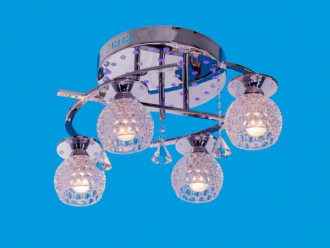 ЭкономСвет.Люстра модерн 3138S / 4CR LED - Интернет-магазин бытовой техники, вентиляции, гигиенического оборудования Энерготехника, Екатеринбург