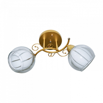 Потолочный светильник  ЭкономСвет 31944/2MGD WT+CL - Интернет-магазин бытовой техники, вентиляции, гигиенического оборудования Энерготехника, Екатеринбург