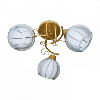 Потолочный светильник  ЭкономСвет 31944/3MGD WT+CL - Интернет-магазин бытовой техники, вентиляции, гигиенического оборудования Энерготехника, Екатеринбург