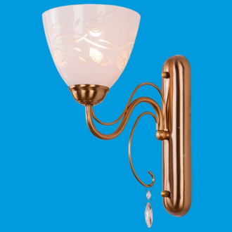 ЭкономСвет.Бра настенная  классика с хрусталем 32465 / 1wHB WT CL - Интернет-магазин бытовой техники, вентиляции, гигиенического оборудования Энерготехника, Екатеринбург