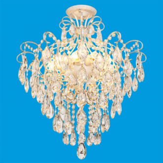ЭкономСвет.Люстра потолочная хрусталь 33068 / 10WG + WT - Интернет-магазин бытовой техники, вентиляции, гигиенического оборудования Энерготехника, Екатеринбург