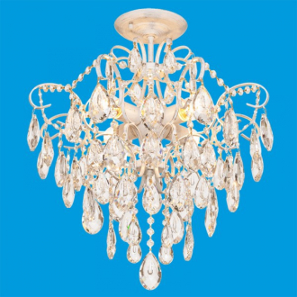 ЭкономСвет.Люстра потолочная хрусталь 33068 / 4WG + WT - Интернет-магазин бытовой техники, вентиляции, гигиенического оборудования Энерготехника, Екатеринбург