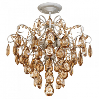 ЭкономСвет.Люстра потолочная хрусталь 33070 / 4WG + GY - Интернет-магазин бытовой техники, вентиляции, гигиенического оборудования Энерготехника, Екатеринбург