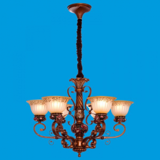 ЭкономСвет.Люстра 33076 / 6DG GD - Интернет-магазин бытовой техники, вентиляции, гигиенического оборудования Энерготехника, Екатеринбург