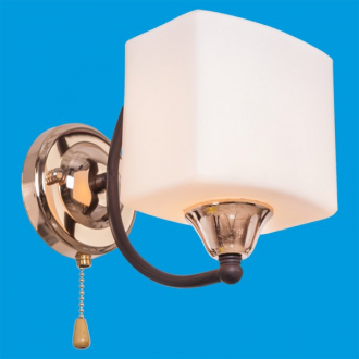 ЭкономСвет.Бра 33898 / 1wFGD + BR WT - Интернет-магазин бытовой техники, вентиляции, гигиенического оборудования Энерготехника, Екатеринбург