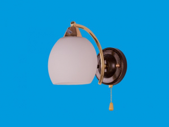 ЭкономСвет.Бра 33916 / 1wFGD + BKD WT - Интернет-магазин бытовой техники, вентиляции, гигиенического оборудования Энерготехника, Екатеринбург