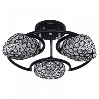 Потолочный светильник  ЭкономСвет 33916/3BK+CR BK+CL - Интернет-магазин бытовой техники, вентиляции, гигиенического оборудования Энерготехника, Екатеринбург