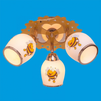 ЭкономСвет.Детский потолочный светильник 3622 / 3FGD + YL WT - Интернет-магазин бытовой техники, вентиляции, гигиенического оборудования Энерготехника, Екатеринбург