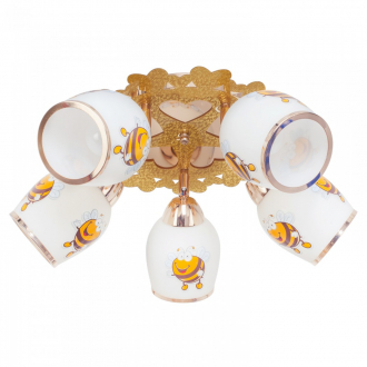 ЭкономСвет.Детский потолочный светильник 3622/5FGD+YL WT - Интернет-магазин бытовой техники, вентиляции, гигиенического оборудования Энерготехника, Екатеринбург