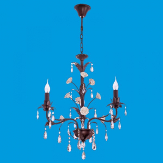 ЭкономСвет.Люстра потолочная классика с хрусталем 36517 / 3CF + WT - Интернет-магазин бытовой техники, вентиляции, гигиенического оборудования Энерготехника, Екатеринбург