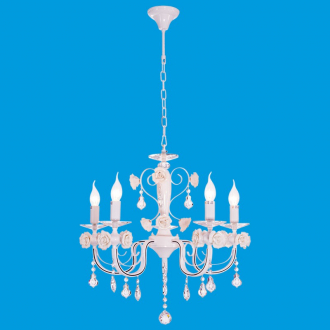 ЭкономСвет.Люстра потолочная классика с хрусталем 36720 / 5WT CL - Интернет-магазин бытовой техники, вентиляции, гигиенического оборудования Энерготехника, Екатеринбург