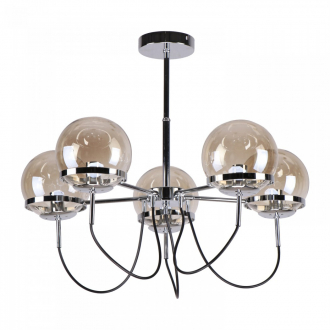 Потолочный светильник  ЭкономСвет 40125/5CR AMB - Интернет-магазин бытовой техники, вентиляции, гигиенического оборудования Энерготехника, Екатеринбург