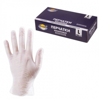 AVIORA Перчатки виниловые, 50 пар (100 штук), без х/б напыления, размер L (большой) 402-639 - Интернет-магазин бытовой техники, вентиляции, гигиенического оборудования Энерготехника, Екатеринбург