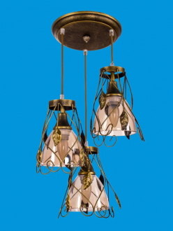 ЭкономСвет.Светильник подвес 4042B / 3P BR - Интернет-магазин бытовой техники, вентиляции, гигиенического оборудования Энерготехника, Екатеринбург