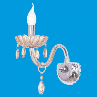 ЭкономСвет.Бра настенная  классика с хрусталем 408 / 1wCOGNAC - Интернет-магазин бытовой техники, вентиляции, гигиенического оборудования Энерготехника, Екатеринбург