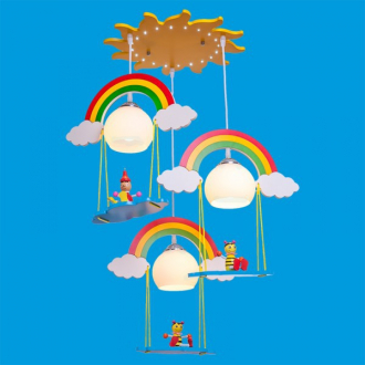 Gerhort.Детский потолочный светильник 41020 / 3YL + BU WT LED - Интернет-магазин бытовой техники, вентиляции, гигиенического оборудования Энерготехника, Екатеринбург