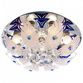 Потолочный светильник  ЭкономСвет 4150/9CR+BL RC RBPLED - Интернет-магазин бытовой техники, вентиляции, гигиенического оборудования Энерготехника, Екатеринбург