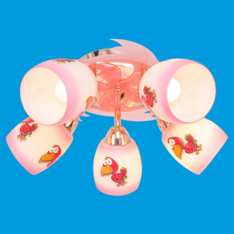 ЭкономСвет.Детский бра 4268/5FGD WT+PK - Интернет-магазин бытовой техники, вентиляции, гигиенического оборудования Энерготехника, Екатеринбург