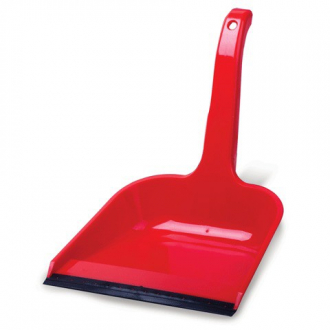 ПОЛИМЕРБЫТ Совок для мусора, высокая ручка, пластик, красный, 4341600 - Интернет-магазин бытовой техники, вентиляции, гигиенического оборудования Энерготехника, Екатеринбург