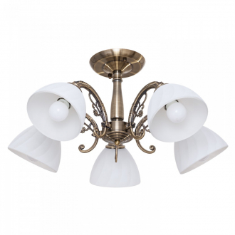 Потолочный светильник ЭкономСвет 443/5AB WT - Интернет-магазин бытовой техники, вентиляции, гигиенического оборудования Энерготехника, Екатеринбург