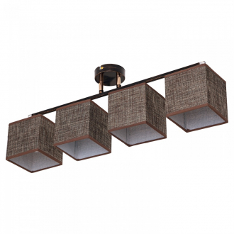 Потолочный светильник  ЭкономСвет 5654A/4BR BR - Интернет-магазин бытовой техники, вентиляции, гигиенического оборудования Энерготехника, Екатеринбург