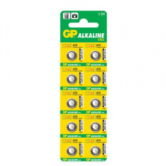 GP Батарейка Alkaline, A76 (G13, LR44), алкалиновая, 1 шт., в блистере (отрывной блок) 450613 - Интернет-магазин бытовой техники, вентиляции, гигиенического оборудования Энерготехника, Екатеринбург