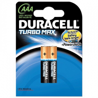 DURACELL Батарейки TurboMax, AAA LR3, Alkaline, комплект 2 шт., в блистере, 1,5 В 451361 - Интернет-магазин бытовой техники, вентиляции, гигиенического оборудования Энерготехника, Екатеринбург